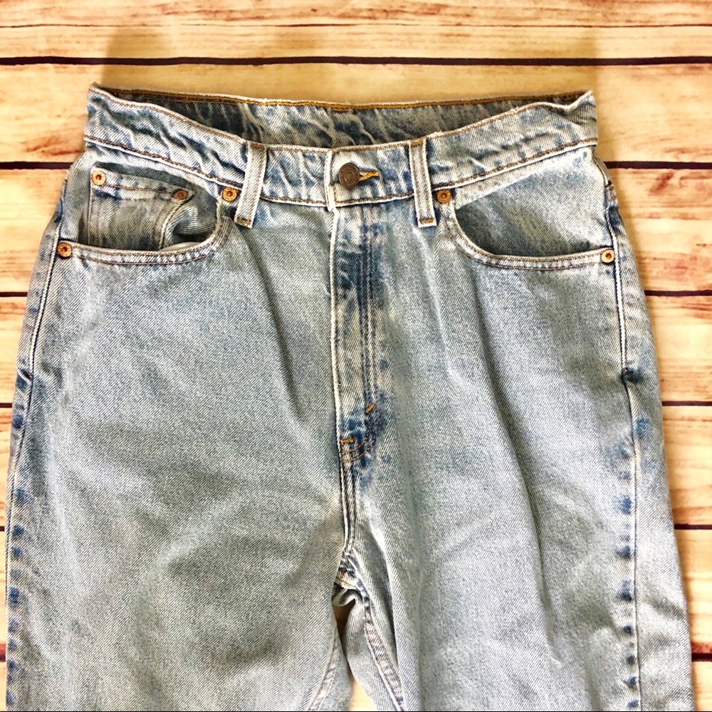 LEVI’S VINTAGE 512 STF High Rise Slim Indigo Jeans - Picture 5 of 8